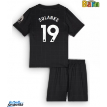 Tottenham Hotspur Dominic Solanke #19 Bortedraktsett Barn 2025-26 Kortermet (+ Korte bukser)